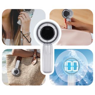 FLOW Handheld LED Mini Fan - 1800mAh 07