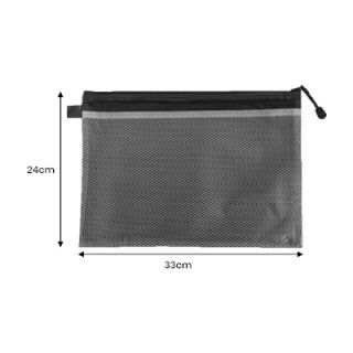 Frosted PVC Organizer with Net Divider - A4 Size 06