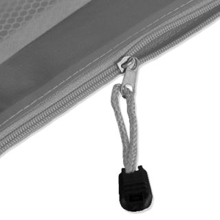 Frosted PVC Organizer with Net Divider - A5 Size 05