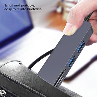 Fusion 5 in 1 USB 3.0 Hub with Type-C 07