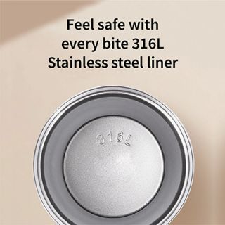 GOLD Dual Lid 316 S.Steel Bottle with Straw Handle - 500ml 06