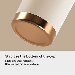 GOLD Dual Lid 316 S.Steel Bottle with Straw Handle - 500ml 07