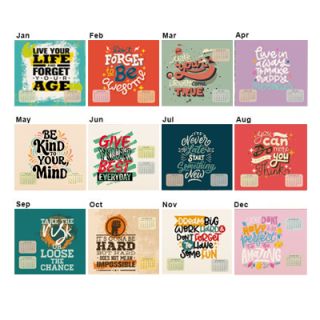 Good Vibes Calendar 2027 04