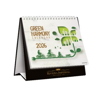Green Harmony Calendar 2026 01