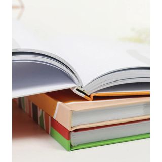 Hard Cover Perfect Bind Custom Notebook - A5 Size 05