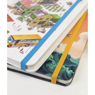 Hard Cover Perfect Bind Custom Notebook - A5 Size 06
