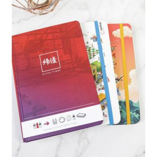 Hard Cover Perfect Bind Custom Notebook - A5 Size 03
