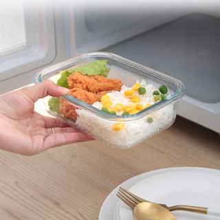 High Borosilicate Glass Lunch 1 Compartment - 1040ml 05