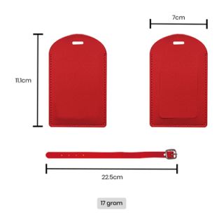 HIS PU Luggage Tag Holder 09