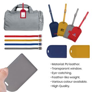 HIS PU Luggage Tag Holder 10