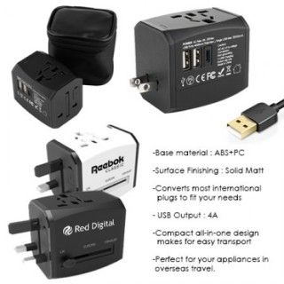 HITEC Travel Adapter Dual USB and Type-C Charger 07