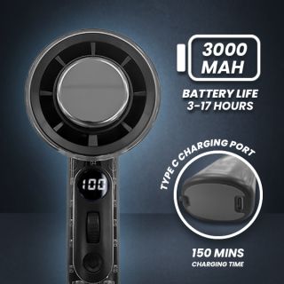 ICEFLOW Turbo Handheld Mini Fan - 3000mAh 05