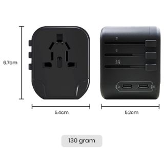 INNOV Travel Adapter 2 Type-C + 2 USB Smart Charger 08