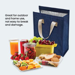 Insulated Thermal Polyester Lunch Cooler Bag - L 06