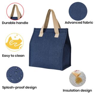 Insulated Thermal Polyester Lunch Cooler Bag - M 06