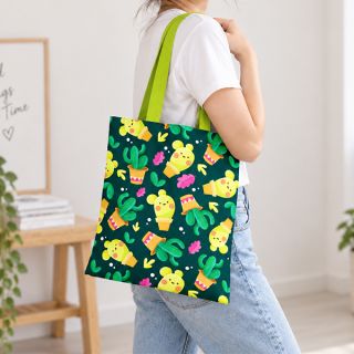 IP Custom Foldable Nylon Flat Bag - (340 x 400)