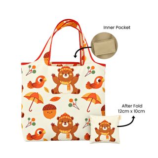 IP Custom Foldable Nylon SBB Bag - (320x420x100) 03