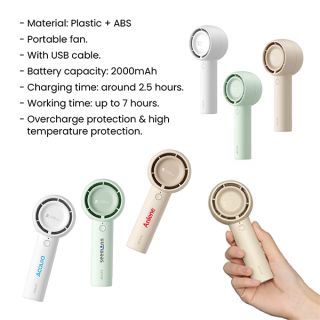 JISULIFE Handheld 3 Speed Mini Fan - 2000mAh 09