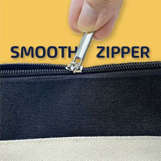 JIWA Canvas Zippered Pouch Travel Organizer - 12oz 05