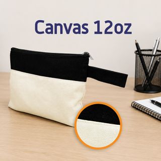 JIWA Canvas Zippered Pouch Travel Organizer - 12oz 03