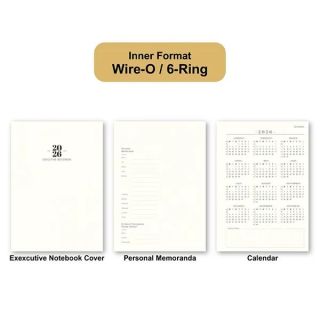 Kelvin PU Executive Notebook - A5 Size 12
