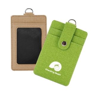 Korea Fabric ID Holder with Snap Closure 04