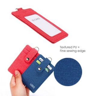 Korea Fabric ID Holder with Snap Closure 06