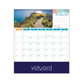 Landscape Desk Calendar 2026 02