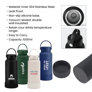 LANTERN Thermos Stainless Steel Bottle - 1000ml 09