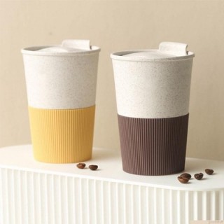 LATTE Eco-Wheat Tumbler with Silicone Holder - 350ml 04