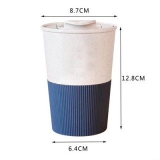 LATTE Eco-Wheat Tumbler with Silicone Holder - 350ml 10