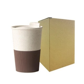 LATTE Eco-Wheat Tumbler with Silicone Holder - 350ml 11