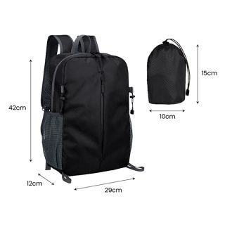 LIGHT Hiking Foldable Backpack with Pouch 07