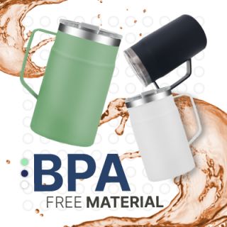 LOCK Stainless Steel Mug with Cover - 650ml 04