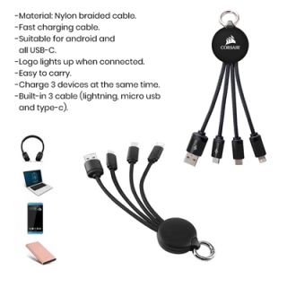 LUMI 3-in-1 Charging Cable 10