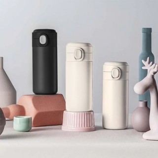 LUNA Mini Stainless Steel Thermos Flask - 320ml 02