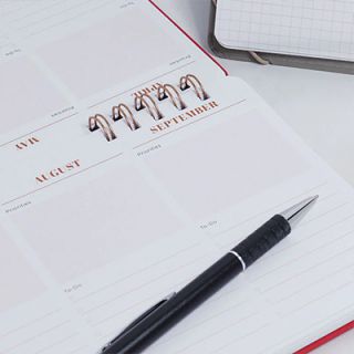 Luxestyle Wire-O Desk Calendar 09