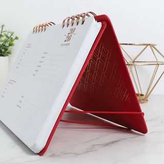 Luxestyle Wire-O Desk Calendar 12