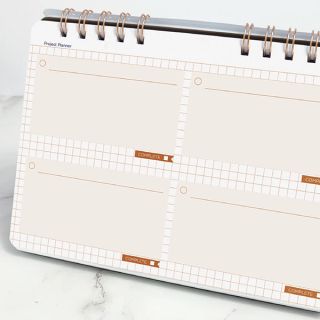 Luxeworld Wire-O Desk Calendar 09