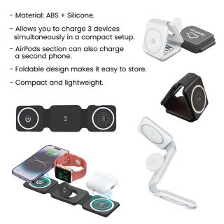 Magfold 3 in 1 Magnetic Wireless Charger 11