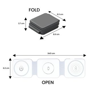 Magfold 3 in 1 Magnetic Wireless Charger 10