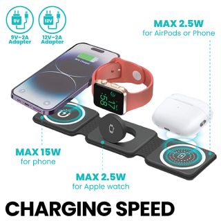 Magfold 3 in 1 Magnetic Wireless Charger 04