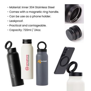 MAGG Magnetic Ring Stainless Steel Thermos - 720ml 09