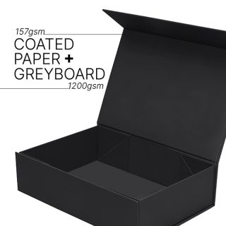 Magnetic Lid Gift Box with Shredded Paper 03