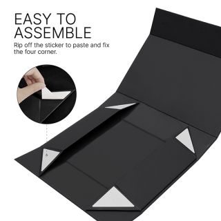 Magnetic Lid Gift Box with Shredded Paper 04