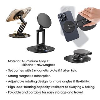 MAGTIX 360-Degree Adjustable Magnetic Phone Stand 10