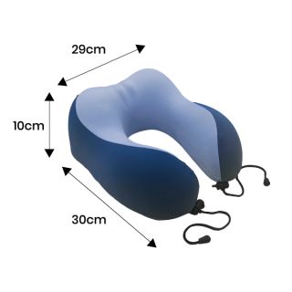 MEMORY Foam Travel Pillow with Flight Pouch 09