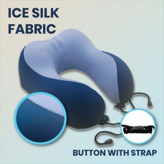 MEMORY Foam Travel Pillow with Flight Pouch 04
