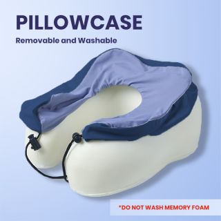 MEMORY Foam Travel Pillow with Flight Pouch 05