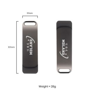 Metal Swing Black USB Flash Drive - 32GB 07